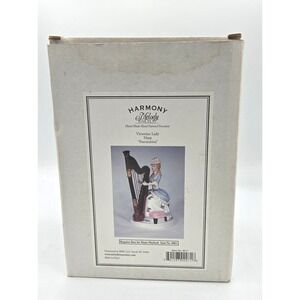 Harmony Melody in Motion Figurine - Victorian Lady Harp (Item #9011)‎